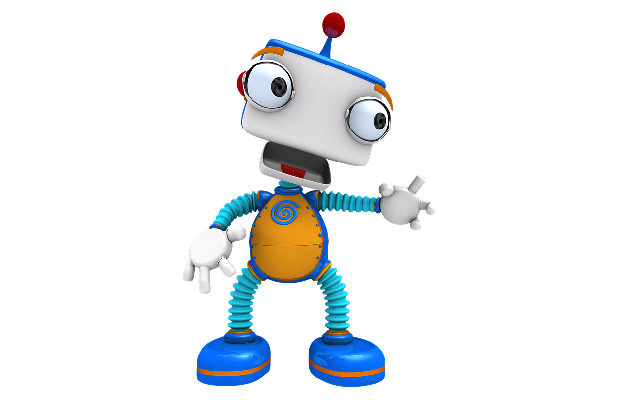 Robot waving hello